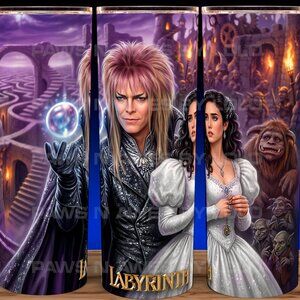 Labyrinth 80's Movie David Bowie - Jennifer Connelly Fantasy Cup Mug Tumbler
